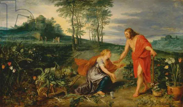Rubens, Peter Paul: Christ appears to Mary Magdalene on Easter morning (Noli me tangere)