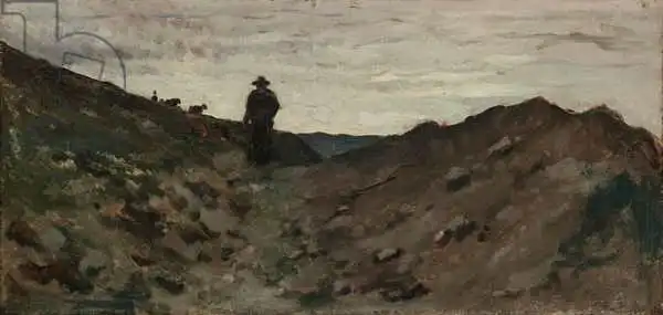 Corot, J. B. Camille: Landscape with Figure