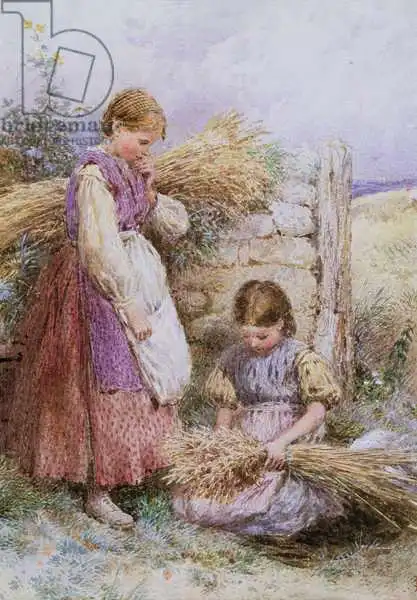 Foster, Myles Birket: The Young Gleaners