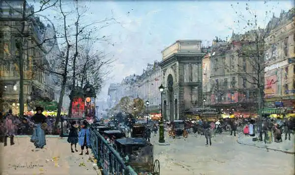 Galien-Laloue, Eugene: Porte Saint-Martin