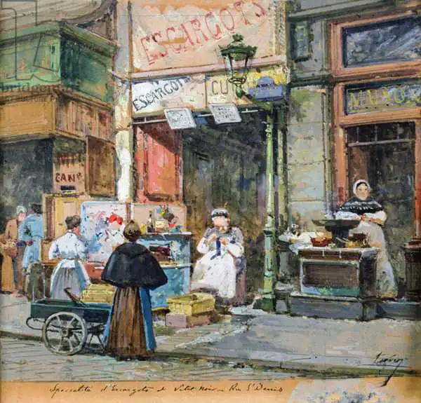 Galien-Laloue, Eugene: The Snail Seller