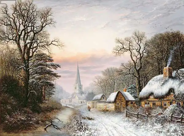 Leaver, Charles: Winter landscape