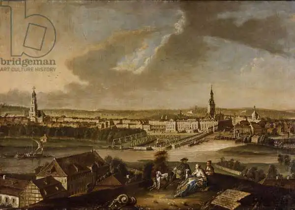 Meyer, Johann Friedrich: View over Potsdam from Brauhausberg