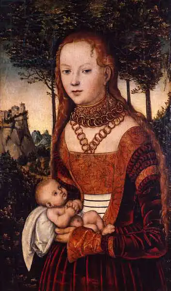 Cranach, Lucas: Junge Mutter mit Kind