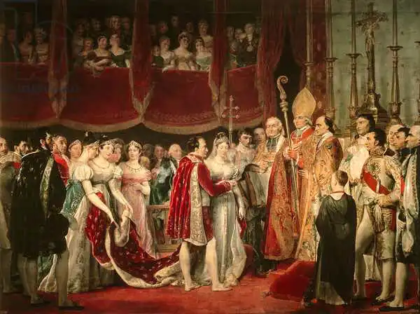 Rouget, Georges: The marriage ceremony of Napoleon I and Archduchess Marie-Louis on 2nd April 1810