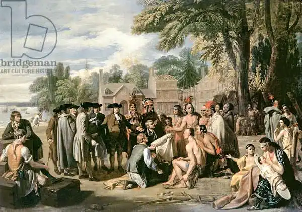 West, Benjamin: Traité de William Penn avec les Indiens en novembre 1683 1771-1772