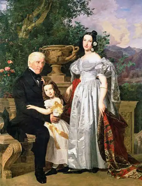 Waldmüller, Ferdinand Georg: La famiglia Kerzman