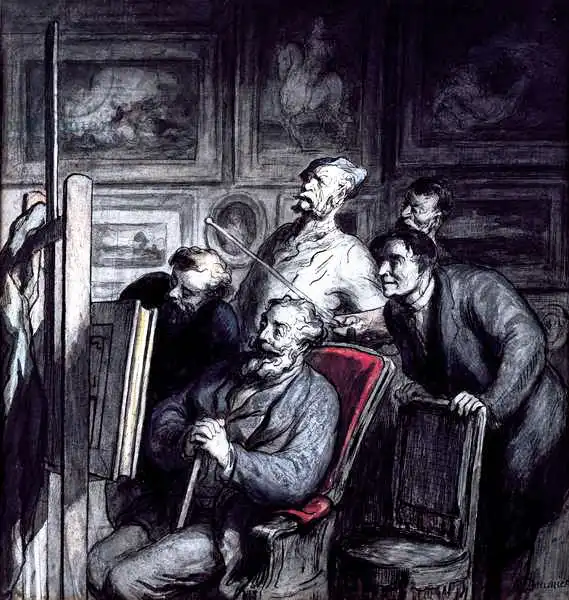 Daumier, Honore: The Amateurs, after 1862