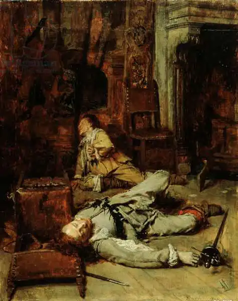 Meissonier, Ernest: The End of the Game of Cards