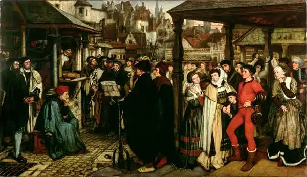 Leys, Hendrik Jan August: The Edict of Charles V