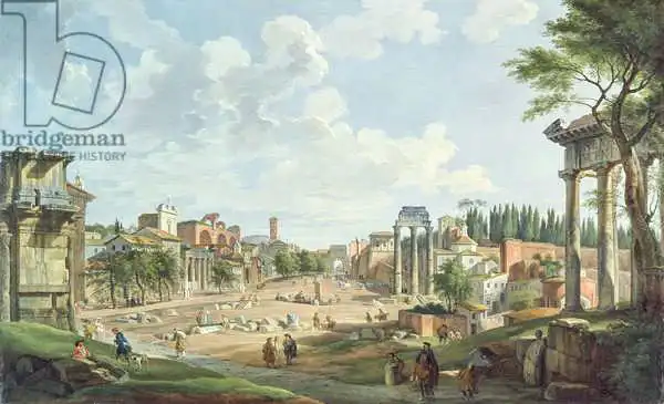 Pannini, Paolo Giovanni: View of the Roman Forum