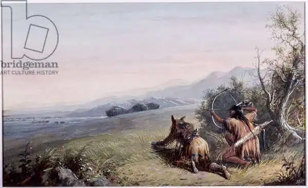 Miller, Alfred Jacob: Approaching Buffalo