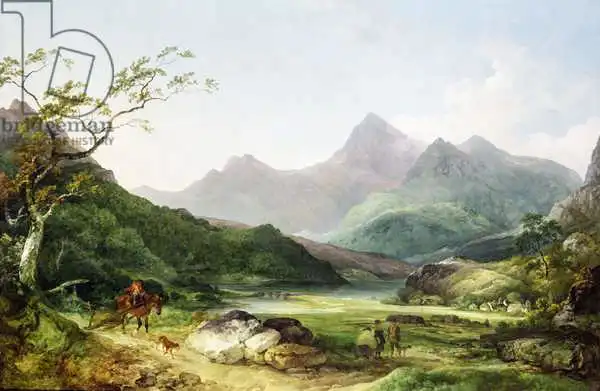 Loutherbourg, Philippe: A View of Snowdon from Capel Curig