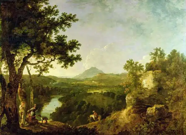 Wilson, Richard: View Near Wynnstay, the Seat of Sir Watkin Williams-Wynn, 1770-71