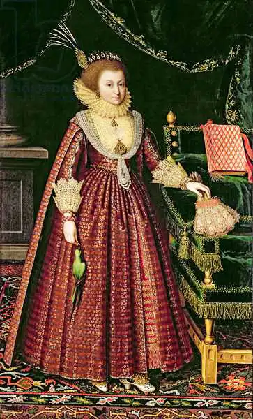 Somer, Paul van: Portrait of a Lady, Possibly Elizabeth, Countess of Kellie, c.1619-20