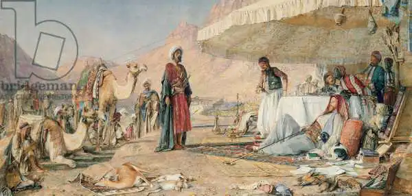 Lewis, John Frederick: A Frank Encampment in the Desert of Mount Sinai, 1842