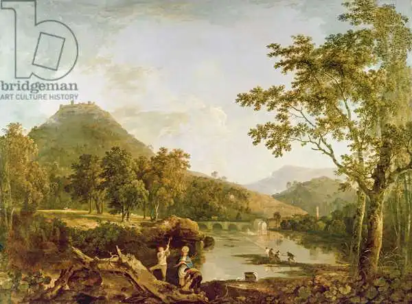 Wilson, Richard: Dinas Bran from Llangollen, 1770-71