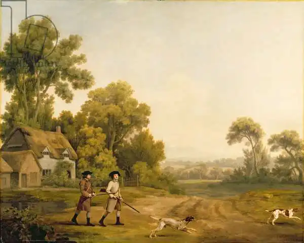 Stubbs, George: Two Gentlemen Going a Shooting