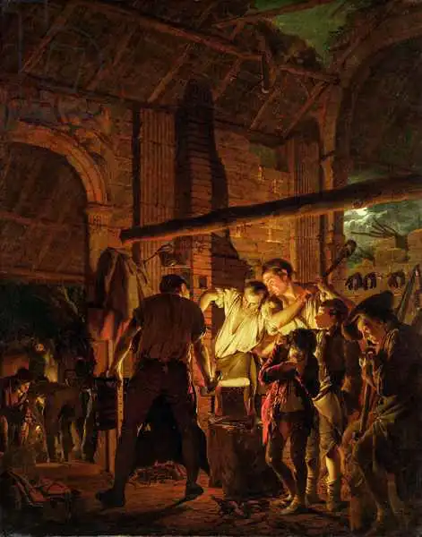 Wright, Joseph: The Blacksmith