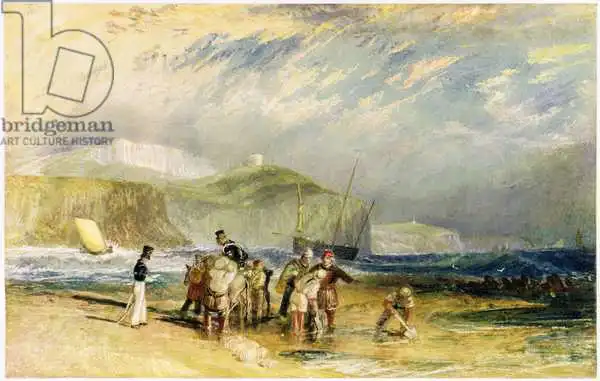 Turner, William: Folkestone Harbour and Coast to Devon
