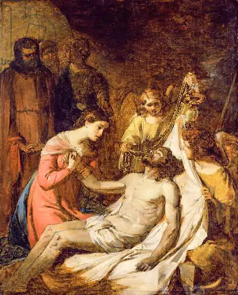 West, Benjamin: Study of the Lamentation on the Dead Christ