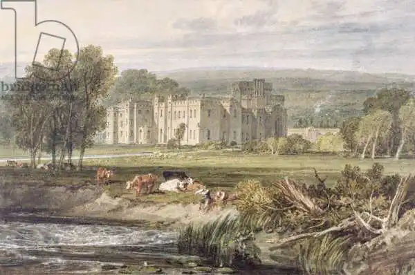 Turner, William: View of Hampton Court, Herefordshire, from the south-east