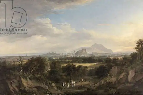 Nasmyth, Alexander: A View of Edinburgh from the West, c.1822-26