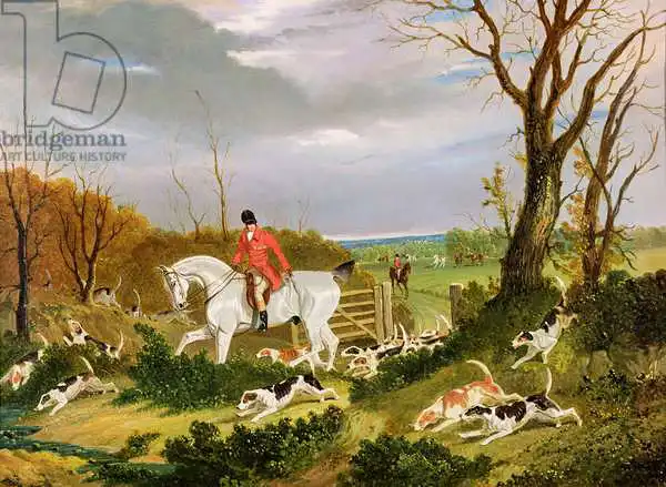 Herring Snr, John Frederick: The Suffolk Hunt - Going to Cover near Herringswell