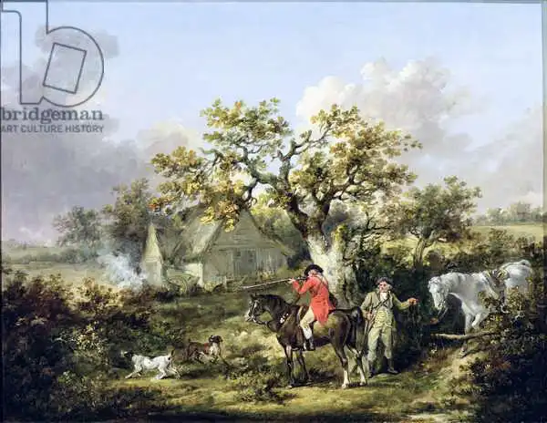 Morland, George: Partridge Shooting