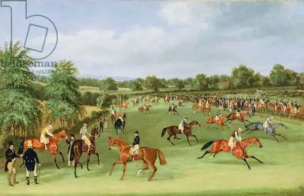 Pollard, James: Epsom Races: Preparing to Start