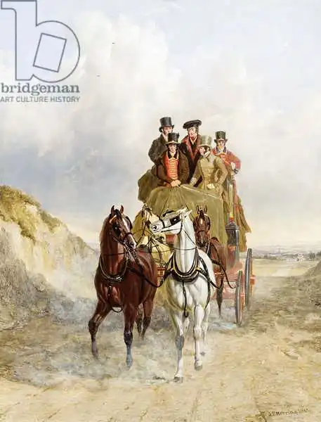 Herring Snr, John Frederick: The Royal Mail Coach on the Road