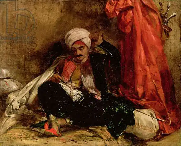 Bonington, Richard Parkes: A Seated Turk