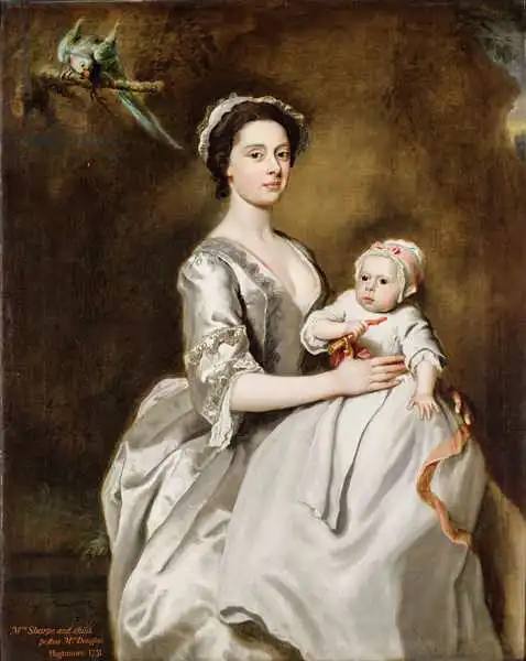 Highmore, Joseph: Mrs Sharpe and Child