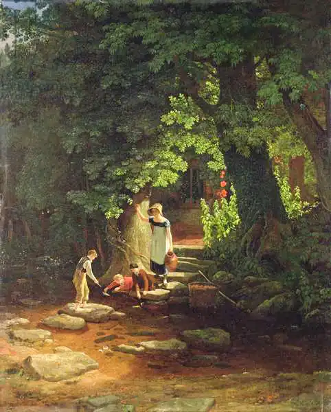 Danby, Francis: Children by a Brook
