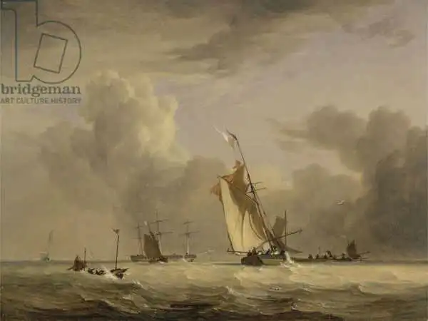 Stannard, Joseph: Fishing Smack and other Vessels in a Strong Breeze
