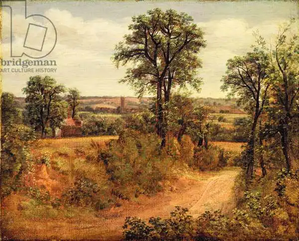 Constable, John: Lane near Dedham