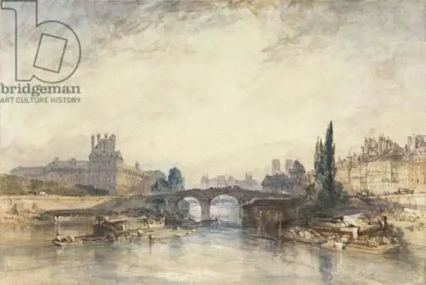 Callow, William: View of the Pont Royal