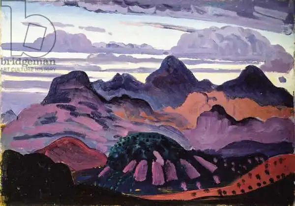 Innes, James Dickson: Deep Twilight, Pyrenees, c.1912-13
