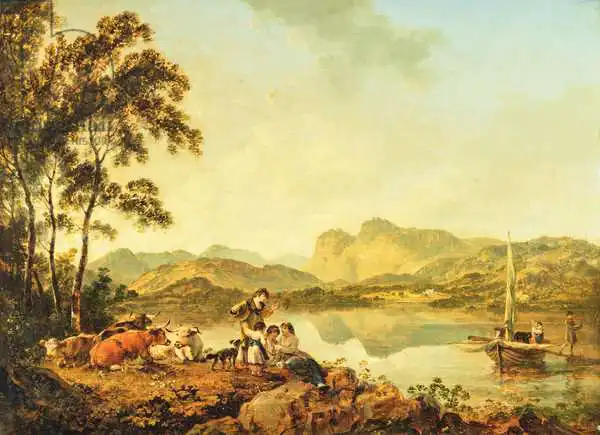 Ibbetson, Julius Caesar: Langdale Pikes from Lowood, c.1800-06