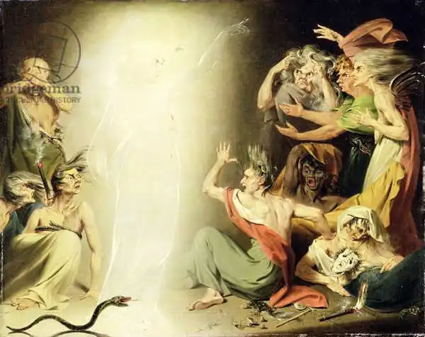 Downman, John: The Ghost of Clytemnestra Awakening the Furies