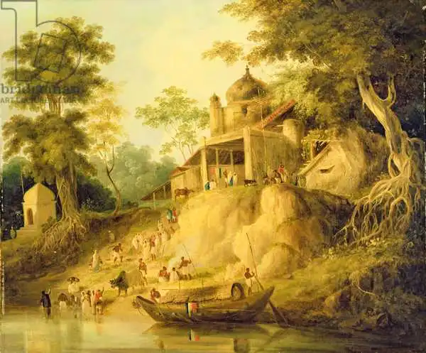Daniell, William: The Banks of the Ganges, c.1820-30