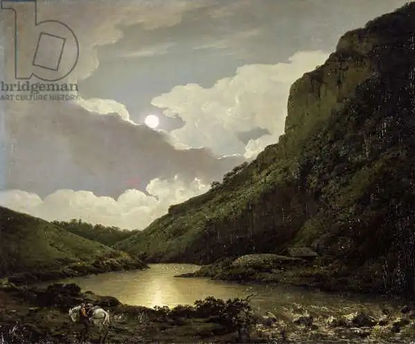 Wright, Joseph: Matlock Tor by Moonlight, c.1777-80