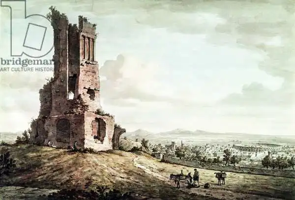 Marlow, William: Nimes, from the Tour Magne, c.1765-68