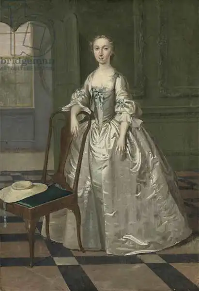 Devis, Arthur: A Lady in a Drawing Room, c.1740-41