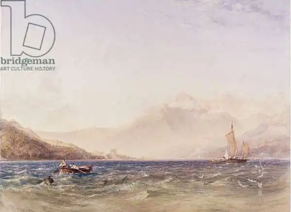 Fielding, Anthony Vandyke Copley: The Head of Loch Fyne, with Dindarra Castle
