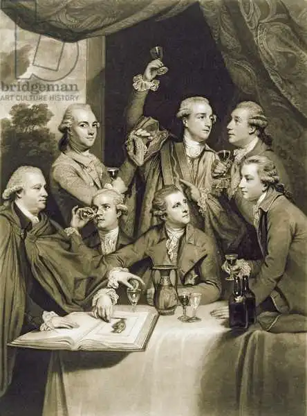 Reynolds, Joshua: The Dilettanti Society, engraved by William Say