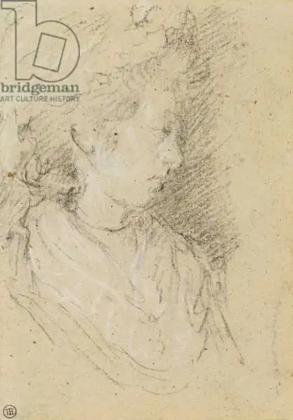 Gainsborough, Thomas: Study of a woman in a Mob Cap