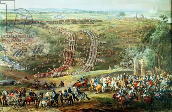 Blarenberghe, Louis Nicolas van: The Battle of Fontenoy, 11th May 1745 (detail)