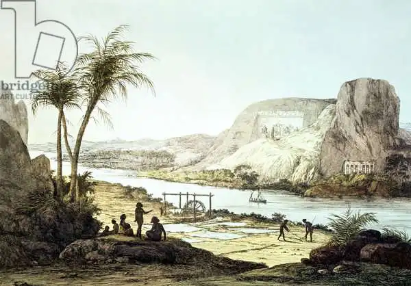Belzoni, Giovanni Battista: Vue des temples d