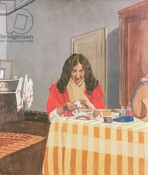 Vallotton, Félix: Portrait of Mrs. Vallotton